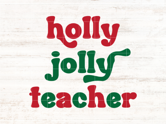 Christmas Teacher SVG: Graphics for Crafts