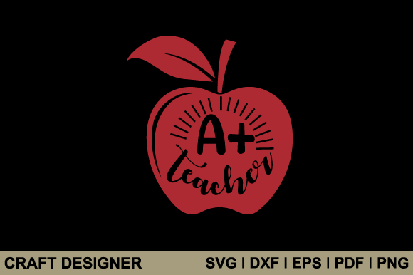 Graphics & Crafts: A Plus Teacher SVG Review