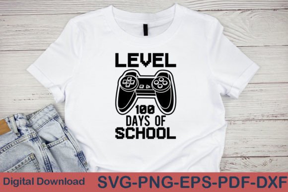 Level 100 Days of School SVG: Graphics for Crafts