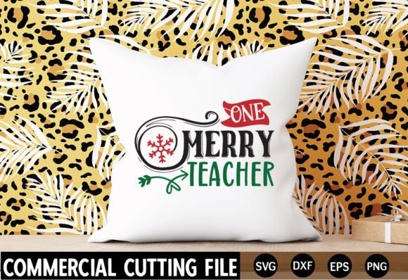 One-Merry-Teacher SVG: Graphics for Crafts