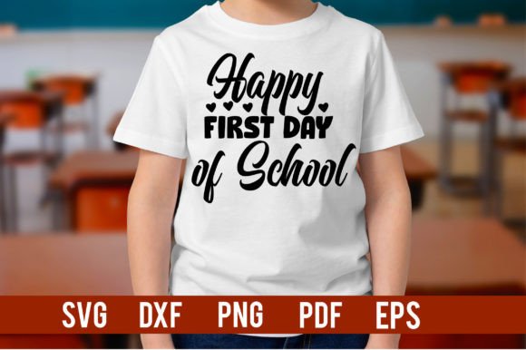 Reviewing the Happy First Day of School SVG Design