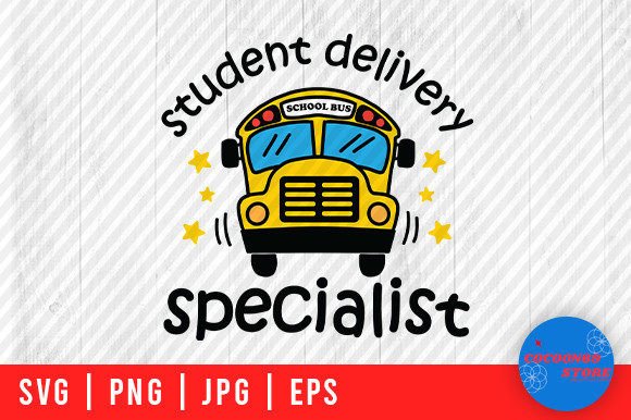 Student Delivery Specialist School Svg Graphics Crafts