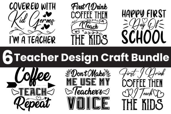 Teacher SVG Craft Bundle Vol - 2 Graphics Review