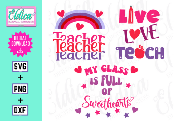 Teacher Valentine SVG & Crafts Graphics Review