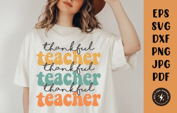Thankful Teacher SVG: Graphics for Crafts